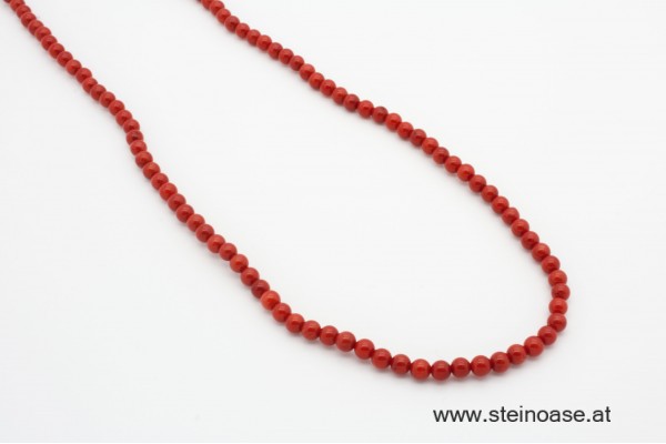 Kette Koralle rot 3mm